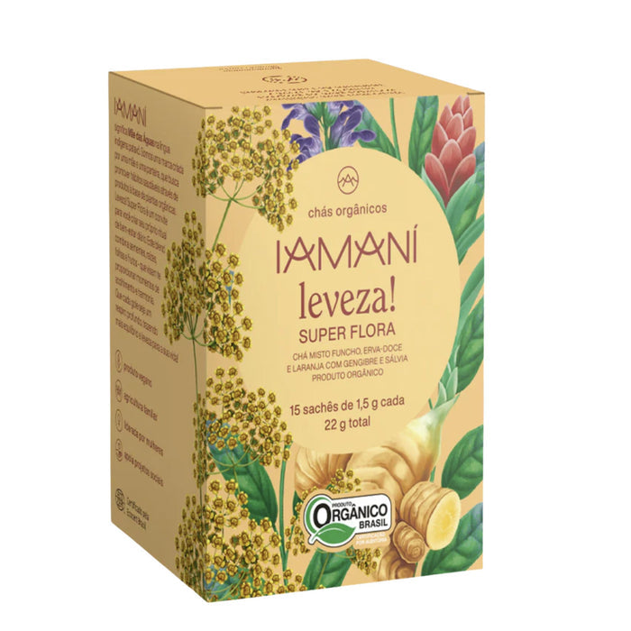 IAMANI | Chá Orgânico Leveza (Caixa com 15 sachês)