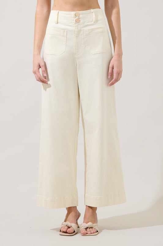 Jeanie Ankle Wide Leg Jeans