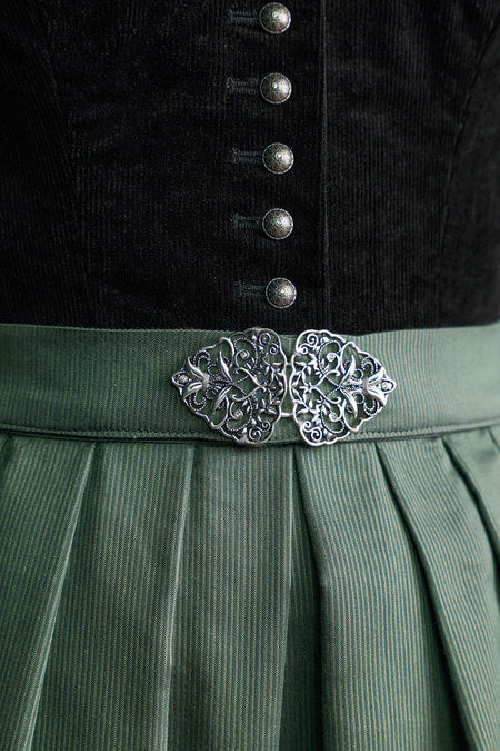 Julia Trentini Romi Dirndl, Black — 70cm Long