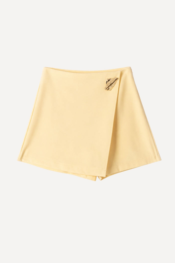 Jupe-short Yseult - Jaune