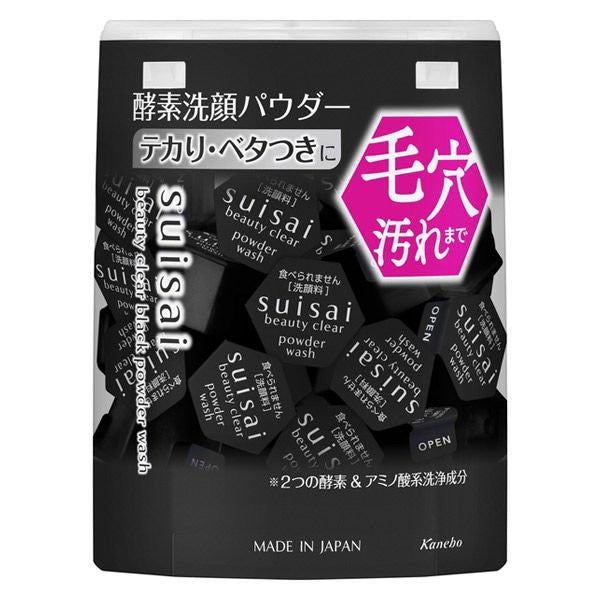 Kanebo suisai Beauty Clear Black Powder Wash 0.4g × 32 Capsules