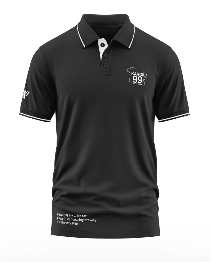 Kargil 1999 Solid Polo Collar T-Shirt