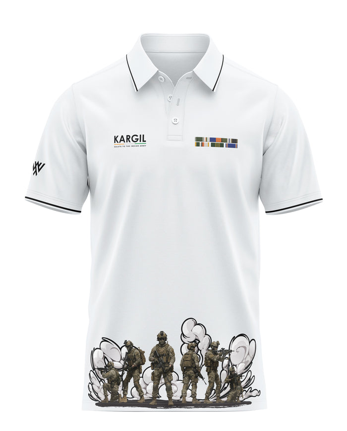 Kargil Salute To The Indian Army Prime Polo T-Shirt
