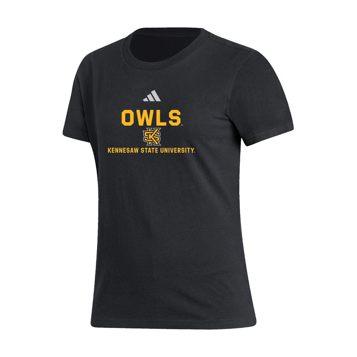 Kennesaw State Owls : Women's Fresh Short Sleeve Tee  - Black