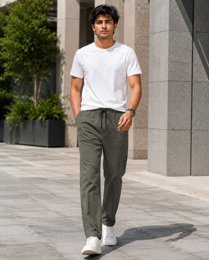Khakhi Solid Pyjamas Pants For Men