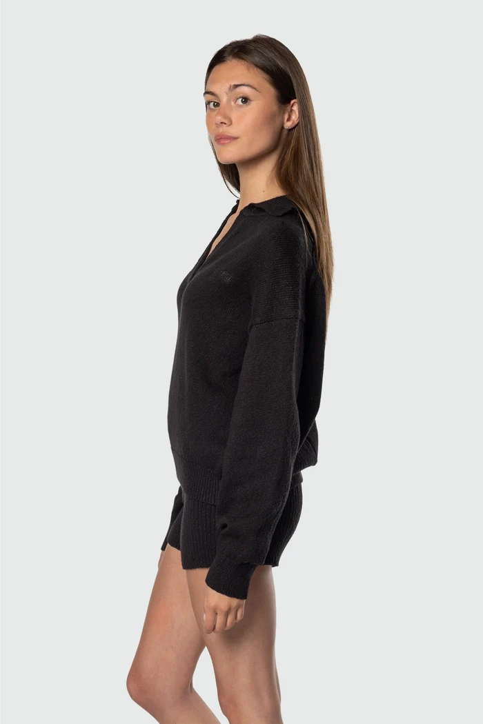 Knit Polo Fleece - Alternate 1
