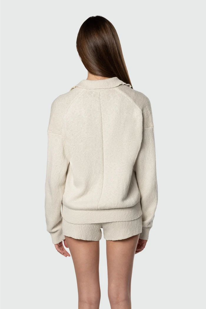 Knit Polo Fleece - Side