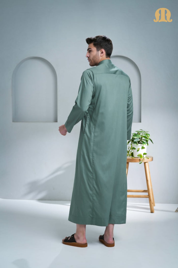 Kurvig Saudi Thobe Green 2.0 for Men