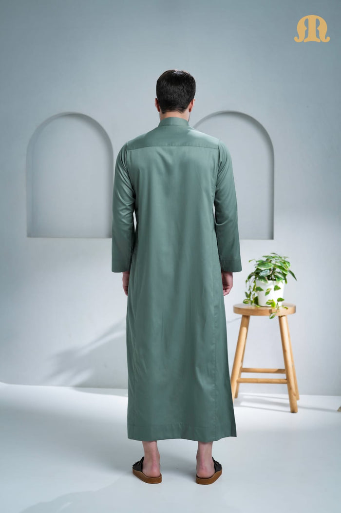 Kurvig Saudi Thobe Green 2.0 for Men