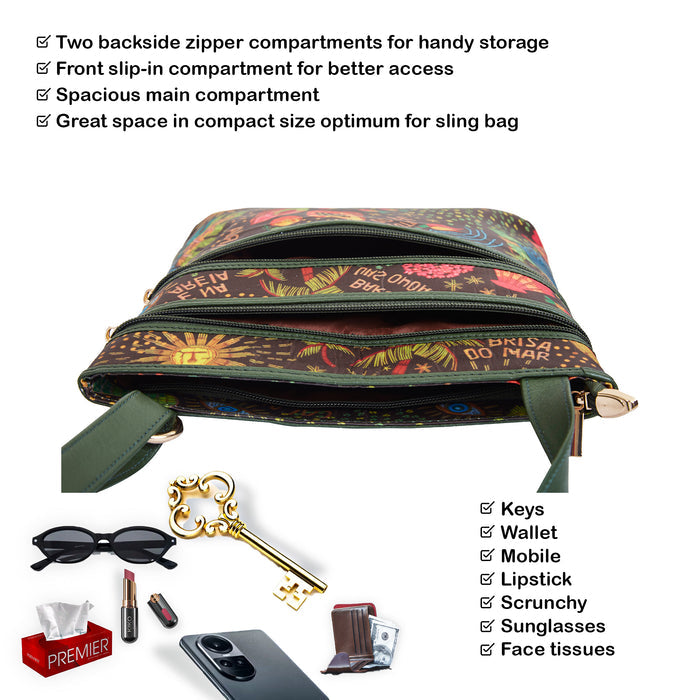 Women's coastal crossbody sling bag for work, travel, and daily use-feature image
