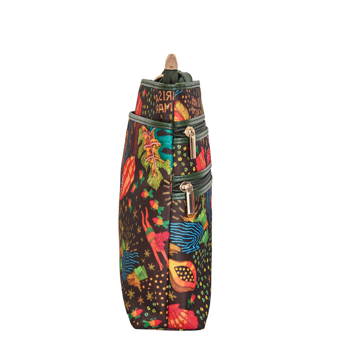 Women's coastal crossbody sling bag for work, travel, and daily use-side view