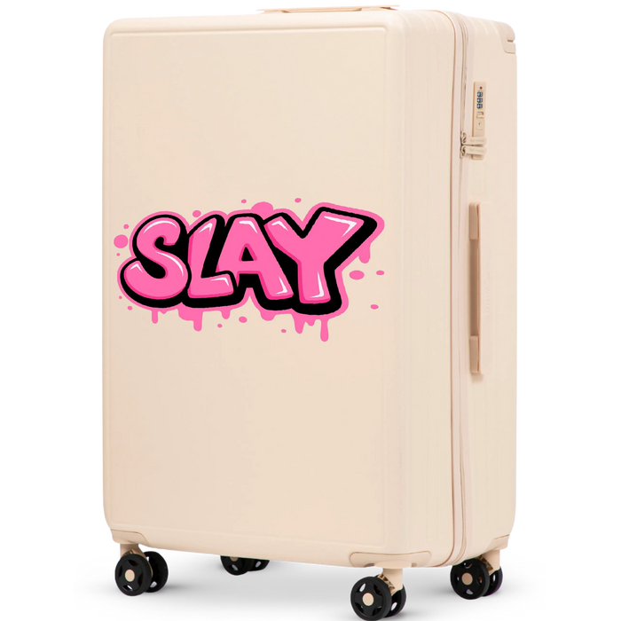 Walizka duża Wings ABS+ 28" Customized DIRTY WHITE SLAY customized
