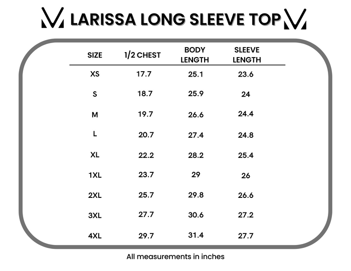 Larissa Long Sleeve - Dark Olive by Michelle Mae
