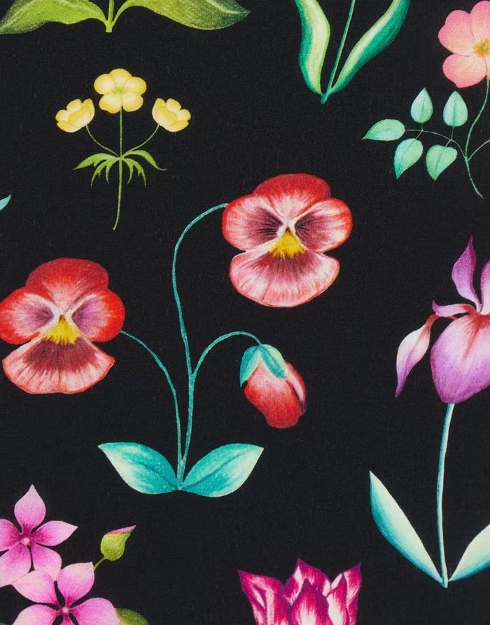 Liberty Fabrics Kensington Crepe de Chine Fabric, Floral Majesty B