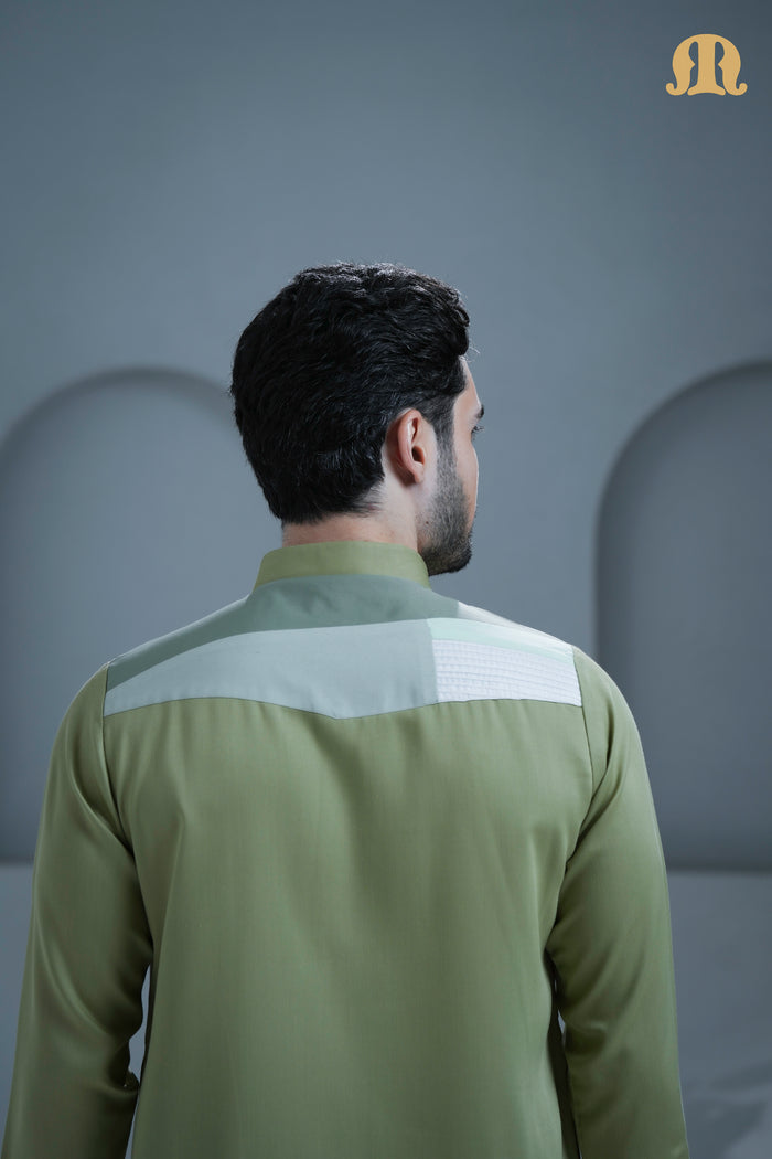 Logi Green Thobe For Men