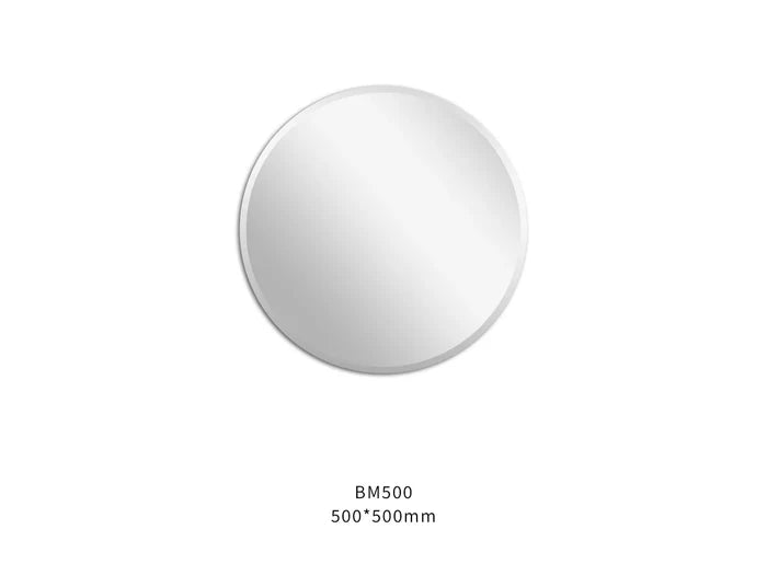 Luna Bevel Edge Round Mirror 500-900mm