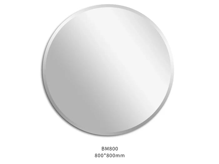 Luna Bevel Edge Round Mirror 500-900mm