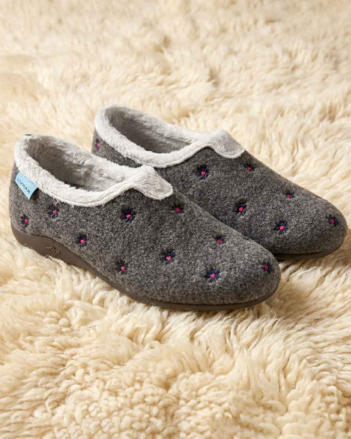 Lunar Mira Slipper - Grey - Lunar