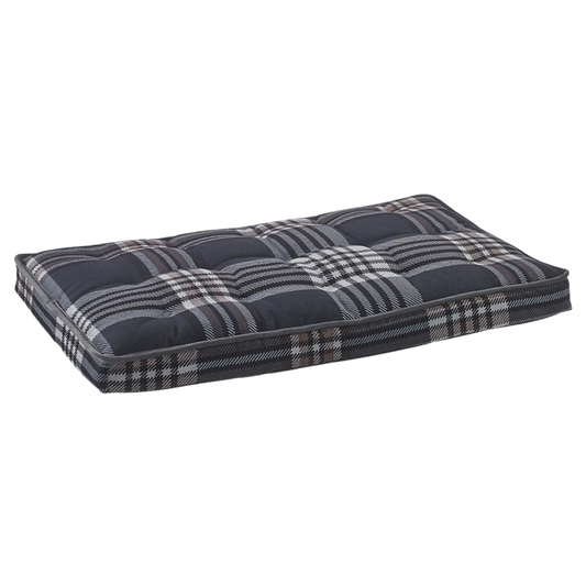 GREYSTONE-TARTAN-LUXURY-DOG-CRATE-KENNEL-MAT-MATTRESS