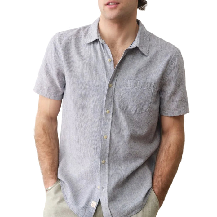 Marine Layer Men's Better-Than-Linen Short Sleeve Shirt