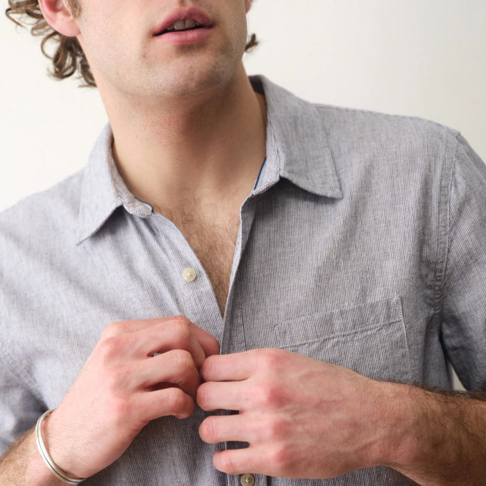 Marine Layer Men's Better-Than-Linen Short Sleeve Shirt
