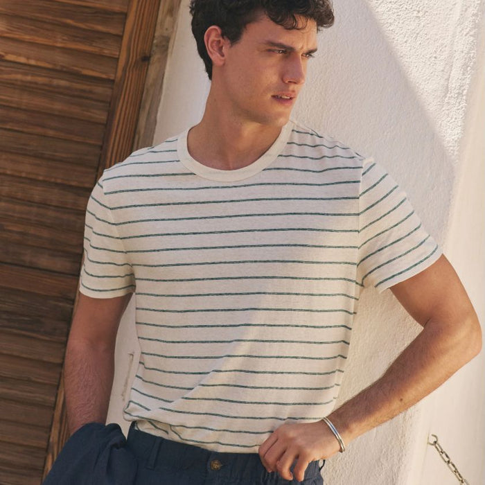 Marine Layer Men's Relaxed Hemp Cotton Short Sleeve T-shirt