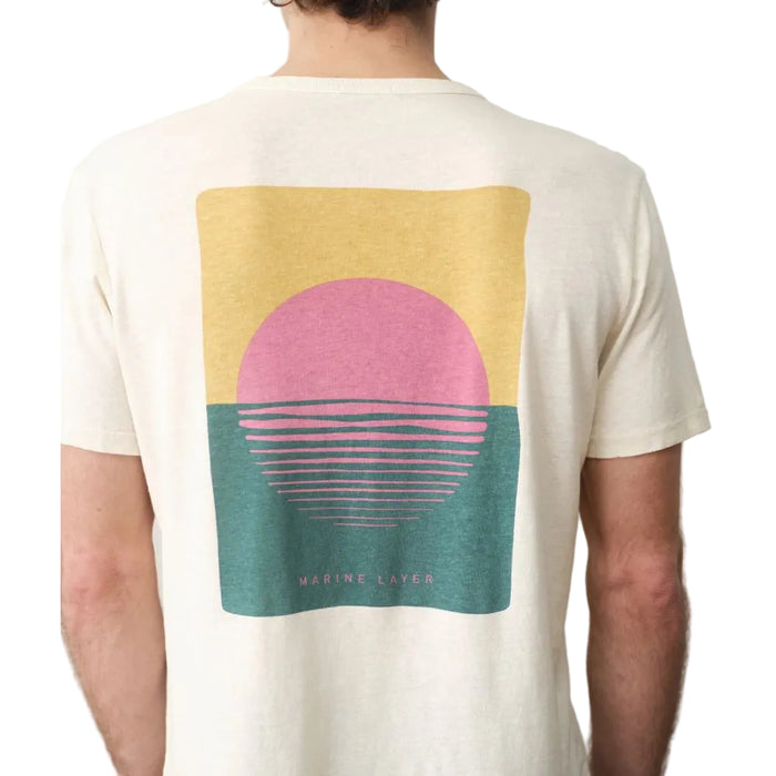Marine Layer Men's Relaxed Hemp Cotton Short Sleeve T-shirt
