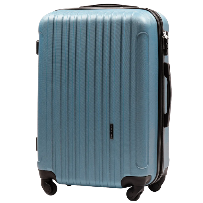 Walizka Podróżna ŚREDNIA WINGS FLAMINGO 24" SILVER BLUE FLAMINGO COLLECTION