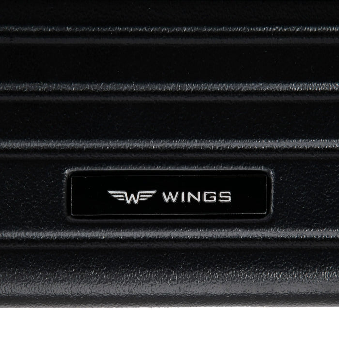 Walizka średnia Wings ABS+ 24" Customized BLACK LIPS customized