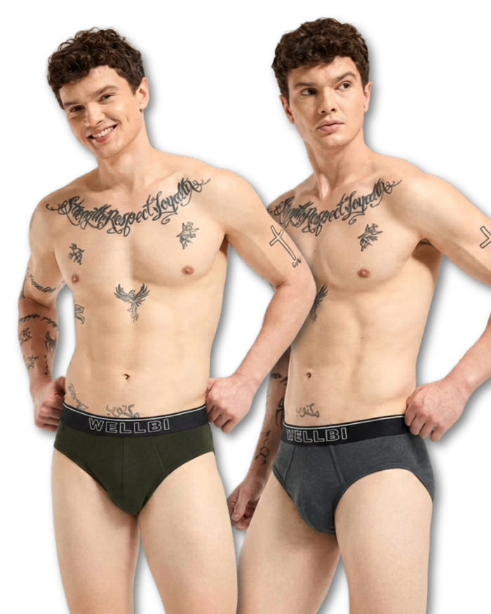 Men's Bamboo Active Briefs - Pack of 2