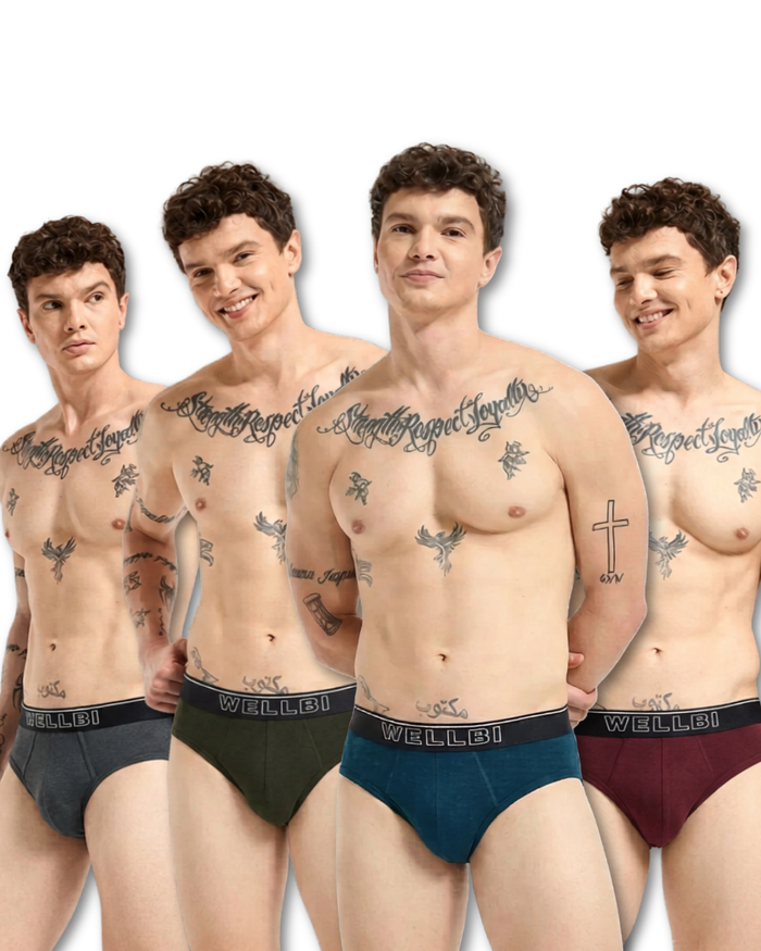 Men's Bamboo Active Briefs - Pack of 4