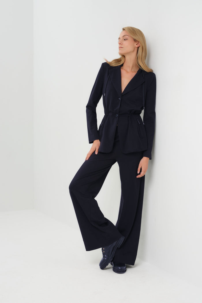 Mita Comfortable Travel Pull On Wide Leg Pant