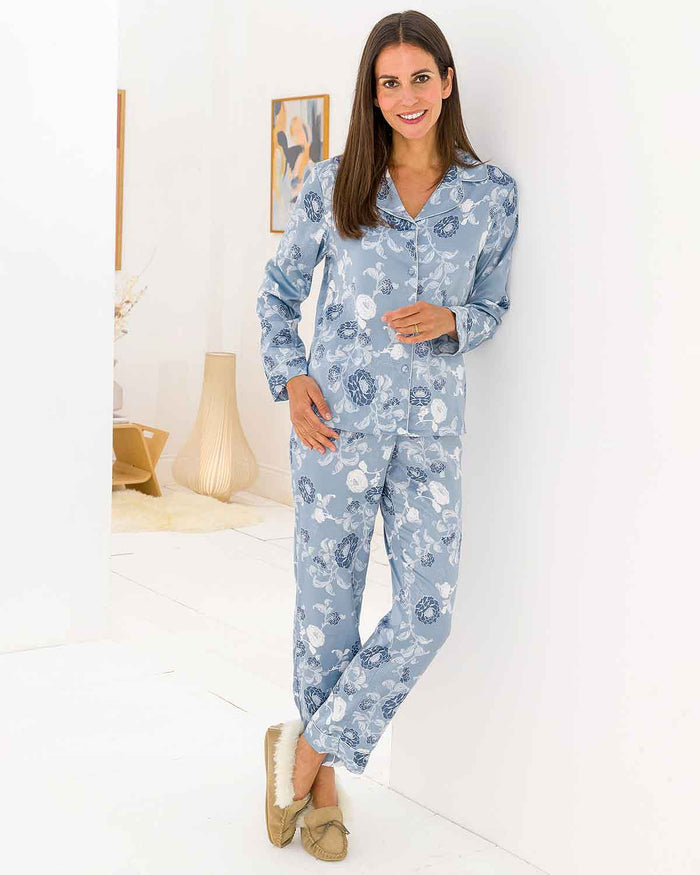 Monique Long Sleeve Pyjamas - Image 1 - The Classic Boutique