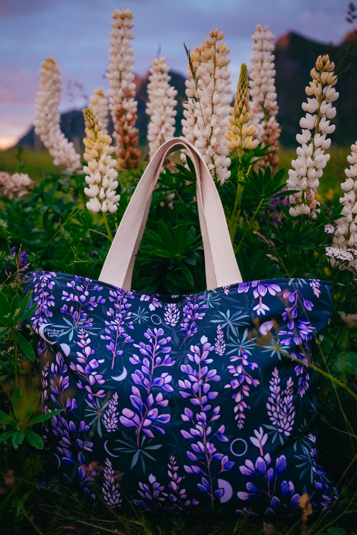 Mountain Lupine // Market Tote