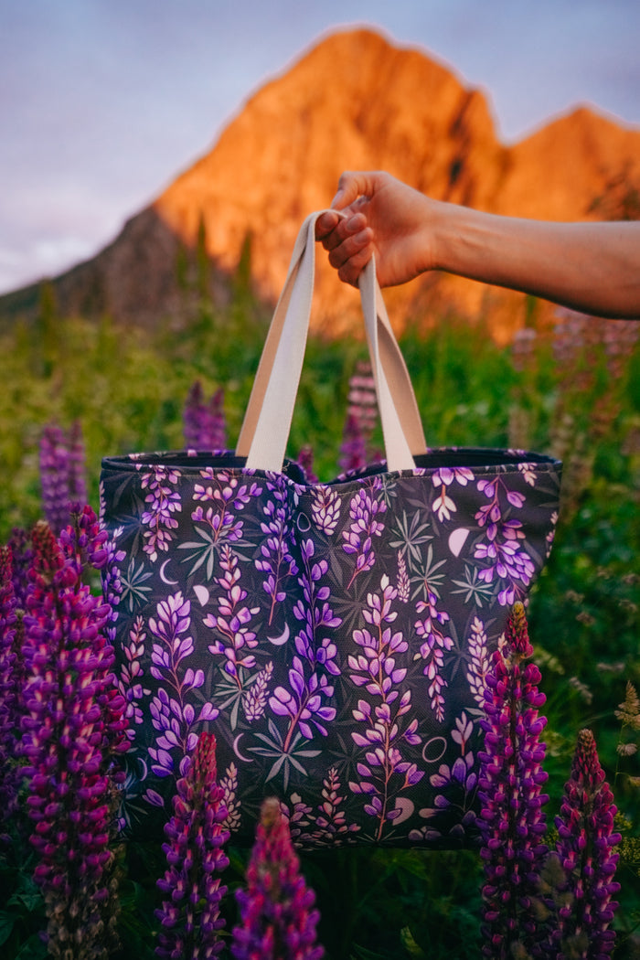Mountain Lupine // Market Tote