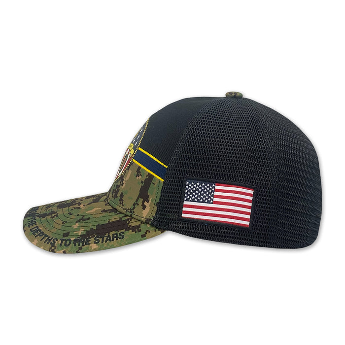 Navy Medal Of Honor 250th Anniversary Mesh Back Hat (Camo)