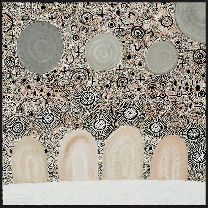 New Moon | Framed Canvas Print