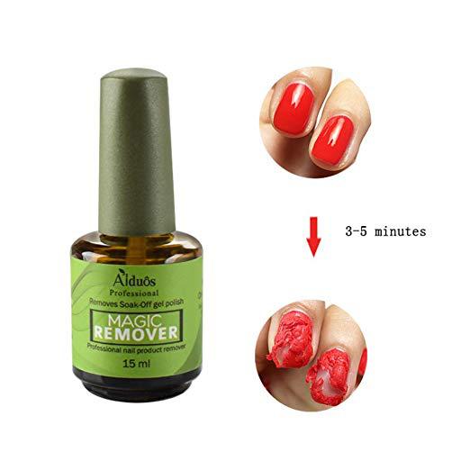 New Nail Polish Burst Magic Nail Polish Remover  Fast Soak Off Sticky  Nail Gel Polish Degreaser Cleaner Benspiti