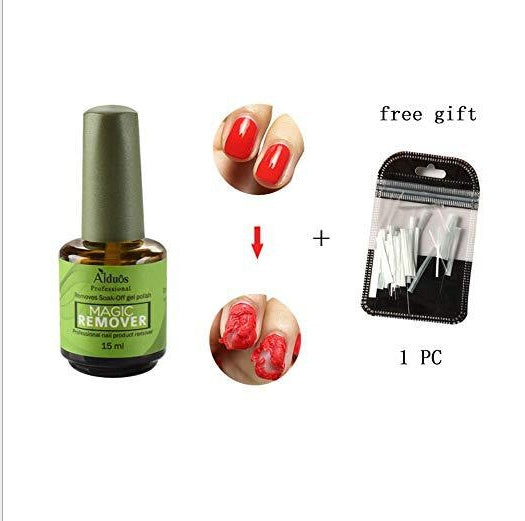 New Nail Polish Burst Magic Nail Polish Remover  Fast Soak Off Sticky  Nail Gel Polish Degreaser Cleaner Benspiti