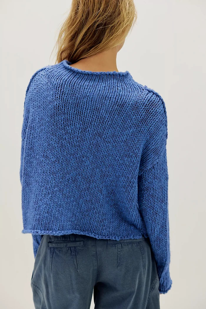 Opal Sweater - Peri Blue