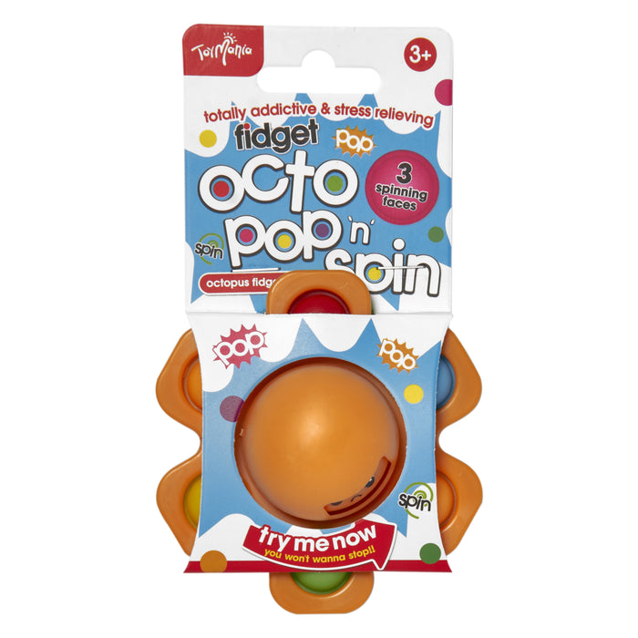 Orange Octopus Spinning Fidget 334900-ORANGE