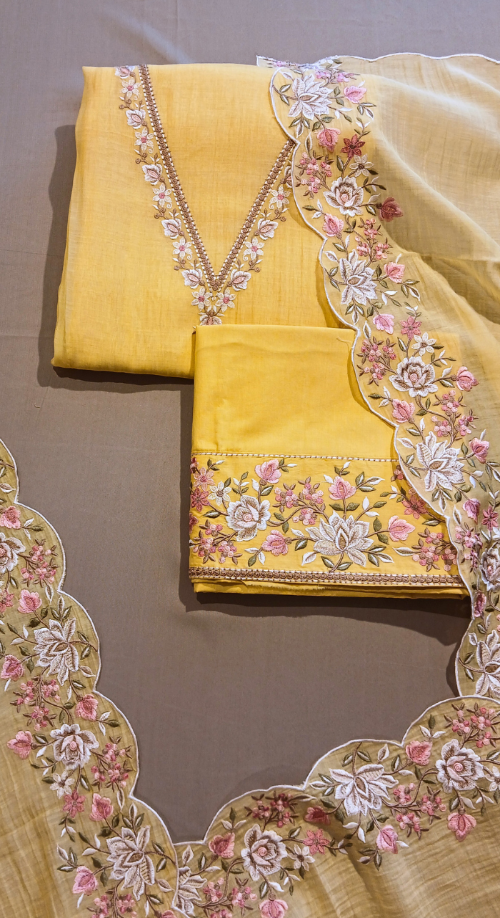 Peeli Chandrika Mal Cotton Unstitched Suit
