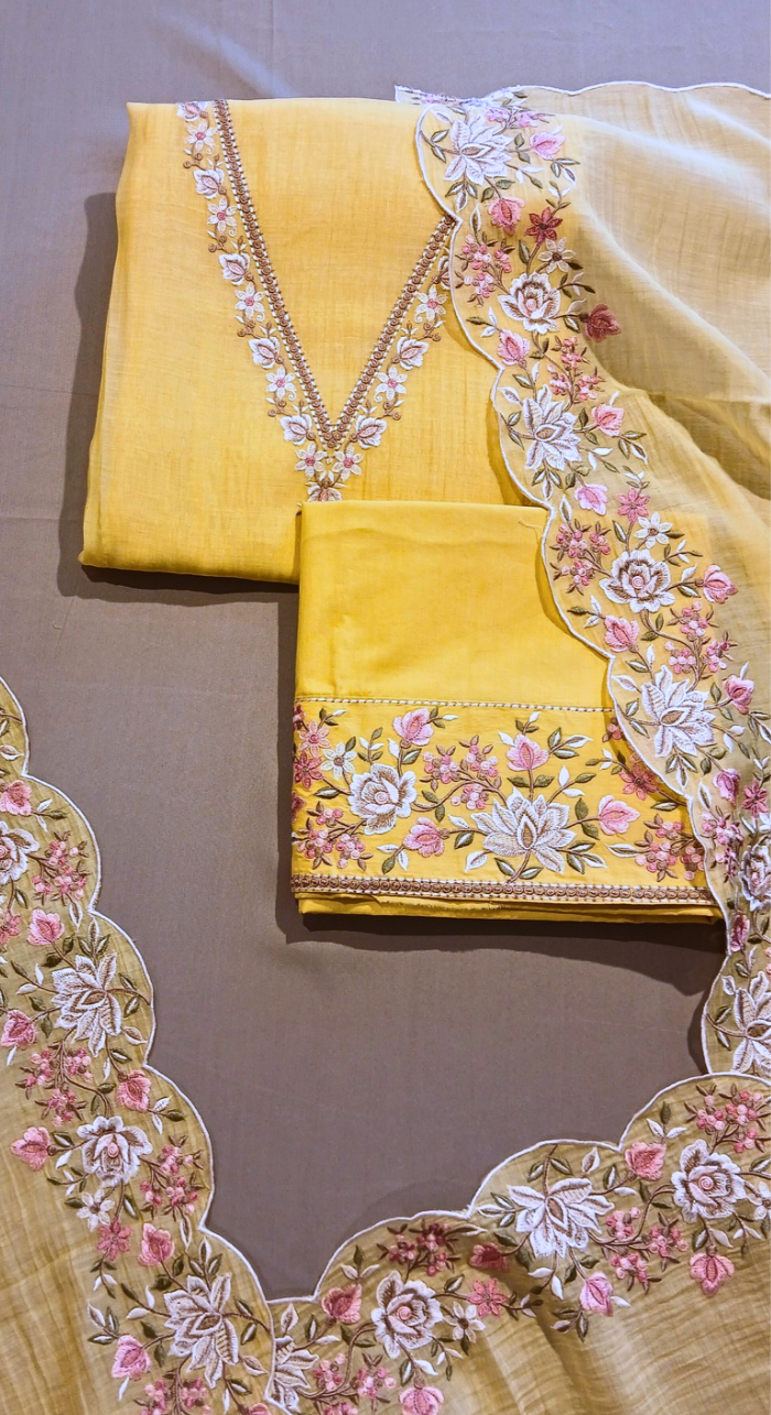 Peeli Chandrika Mal Cotton Unstitched Suit
