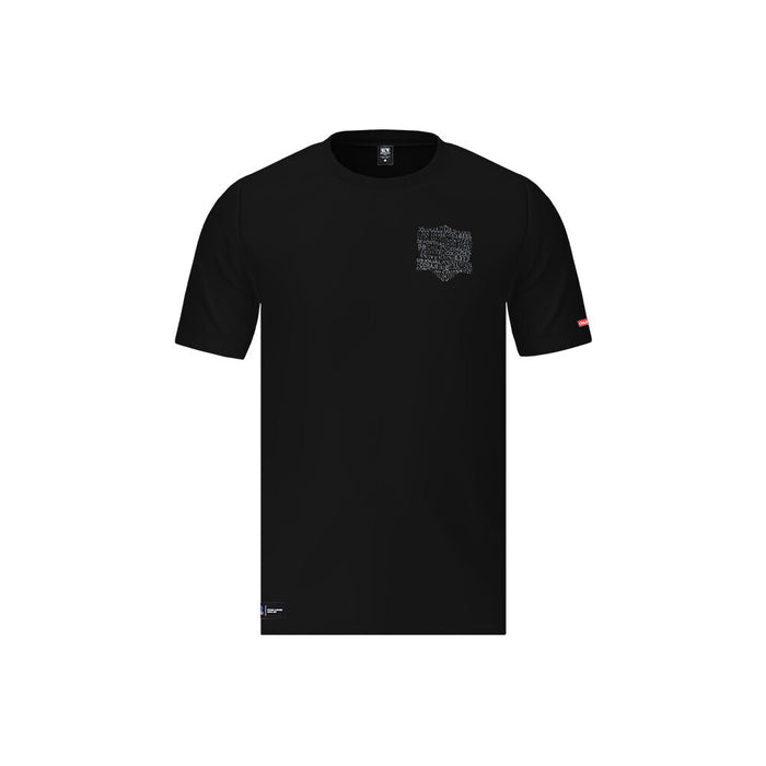 Polera Colo Colo Urbano Hombre Negro Himno Escudo Gris