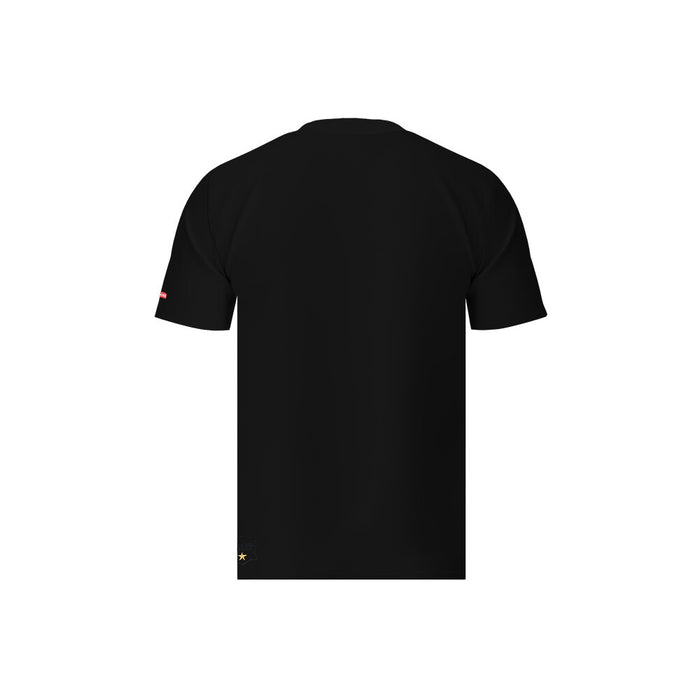 Polera Colo Colo Urbano Hombre Negro Rosas Amor Eterno