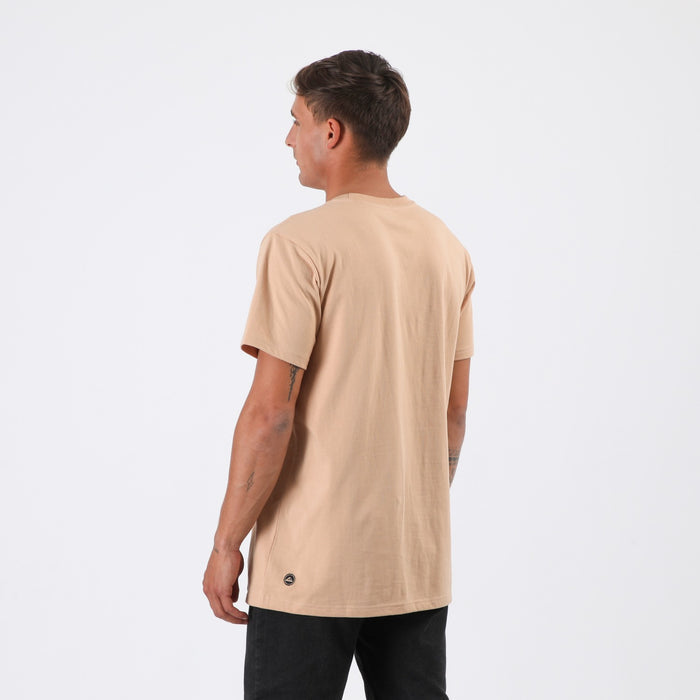 Polera Reef Men Print Beige