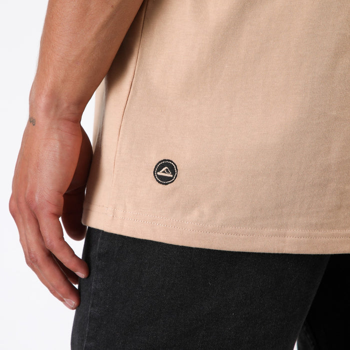 Polera Reef Men Print Beige
