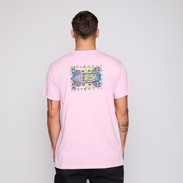 Polera Reef Men Surf Reef 84 Pink