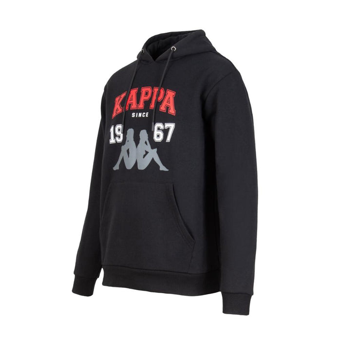 Polerón Hoodie Men Kappa Since 1967 Black