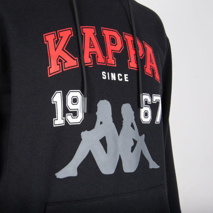 Polerón Hoodie Men Kappa Since 1967 Black